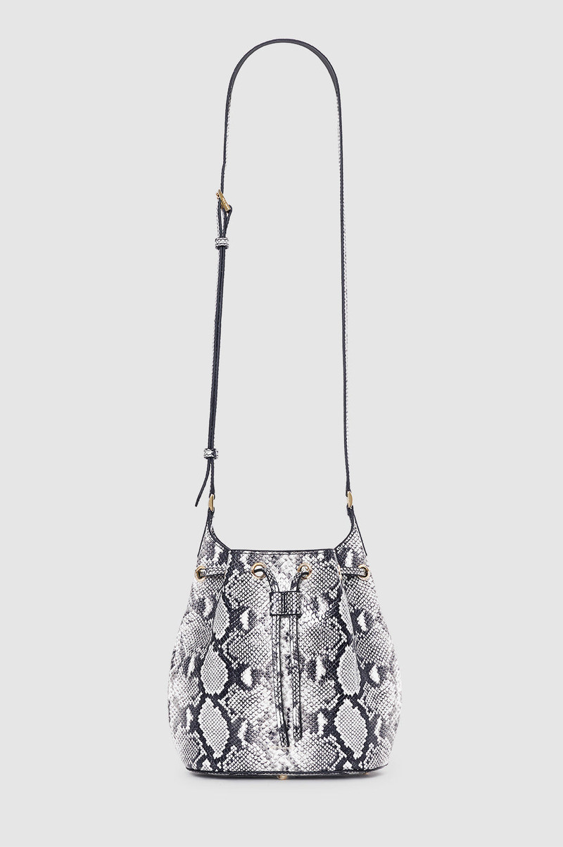 Mini Alana Bucket Bag - Python 1
