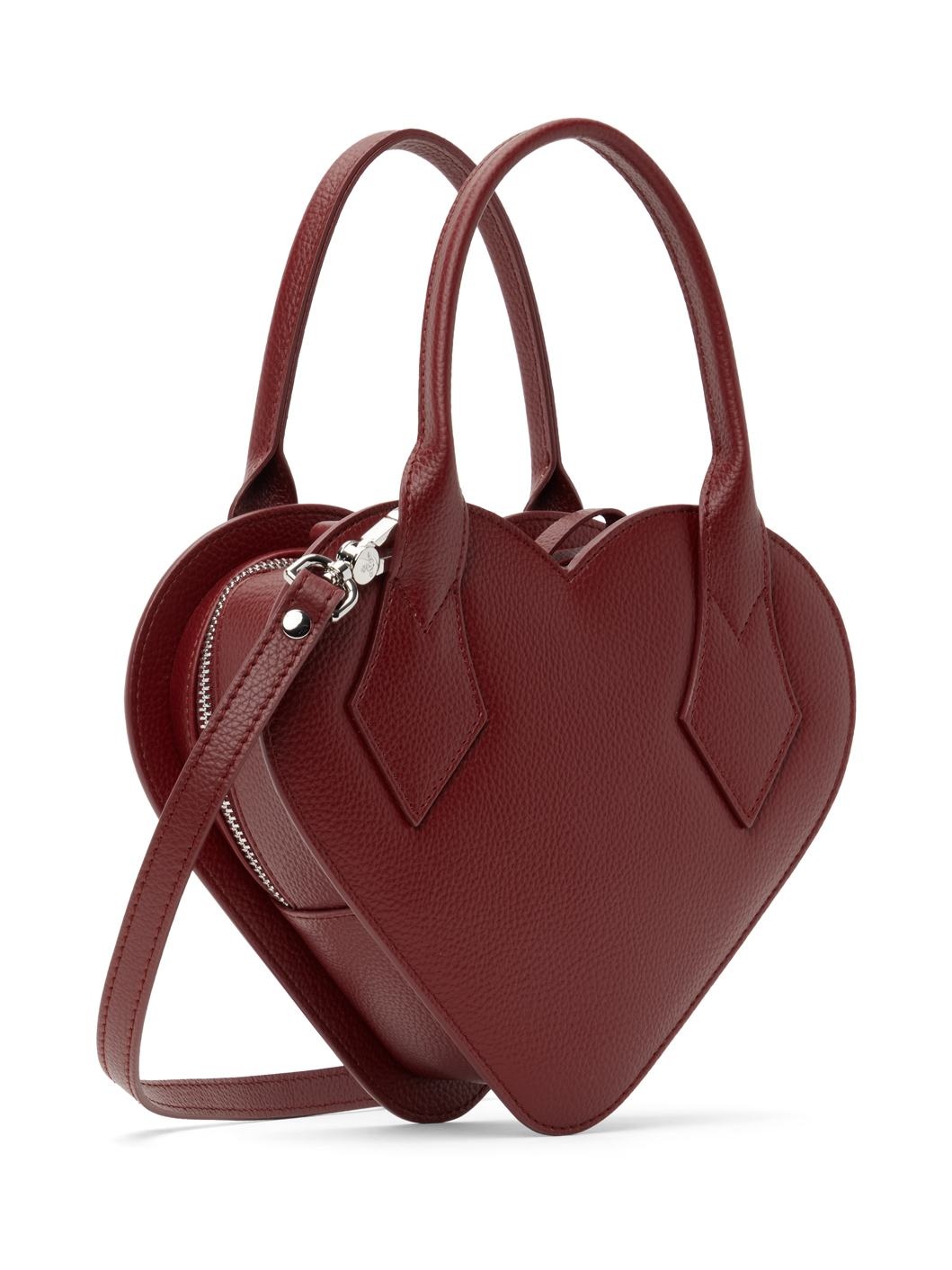 Red Josephine Heart Crossbody Bag - 3