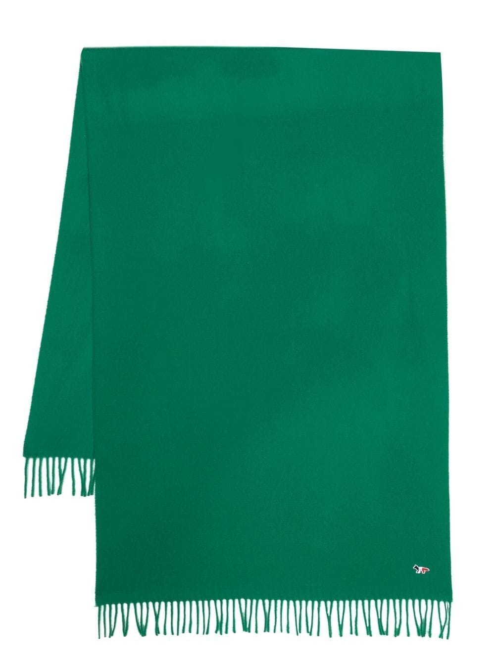 embroidered logo scarf - 1