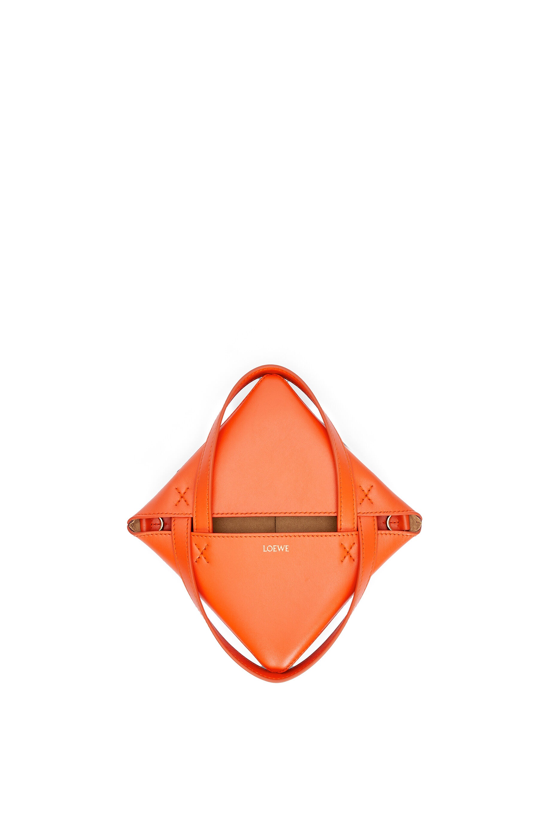 Mini Puzzle Fold Tote in shiny calfskin 7