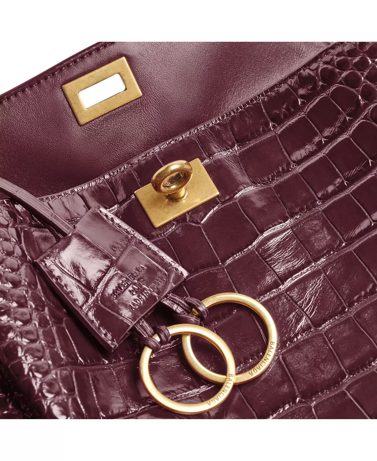 Rodeo Mini Handbag Crocodile Embossed - 9