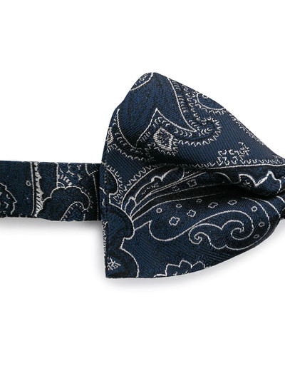 Etro paisley-jacquard bow tie outlook