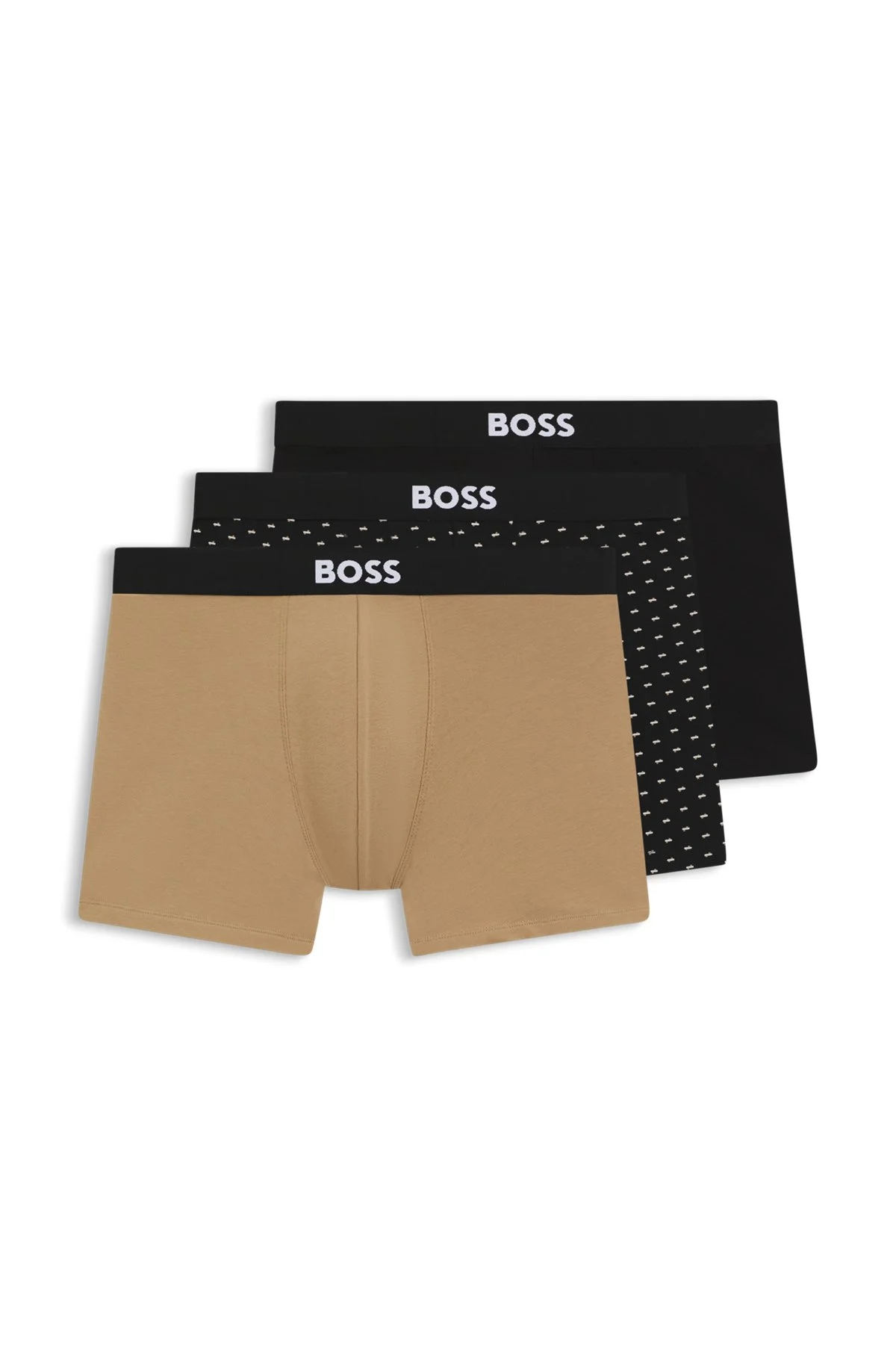 THREE-PACK OF STRETCH-COTTON BOXER BRIEFS - 1