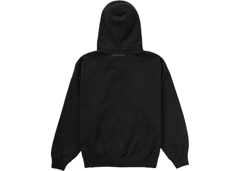 Supreme Supreme MM6 Maison Margiela Zip Up Hooded Sweatshirt Black outlook