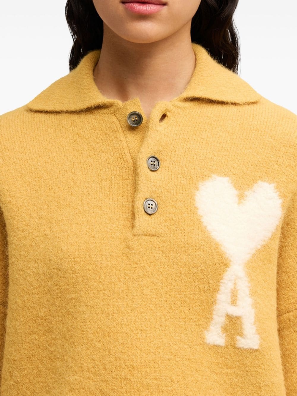 Ami De Coeur polo-collar jumper - 7