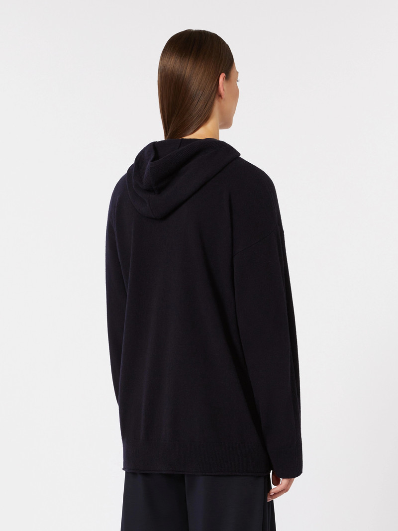 CRUSCA Cashmere hooded cardigan - ULTRAMARINE 4