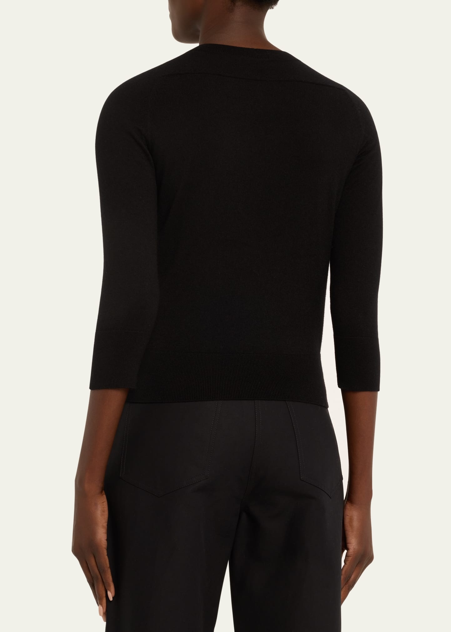 Girocollo Manica Neo Piuma Cashmere Sweater - 3