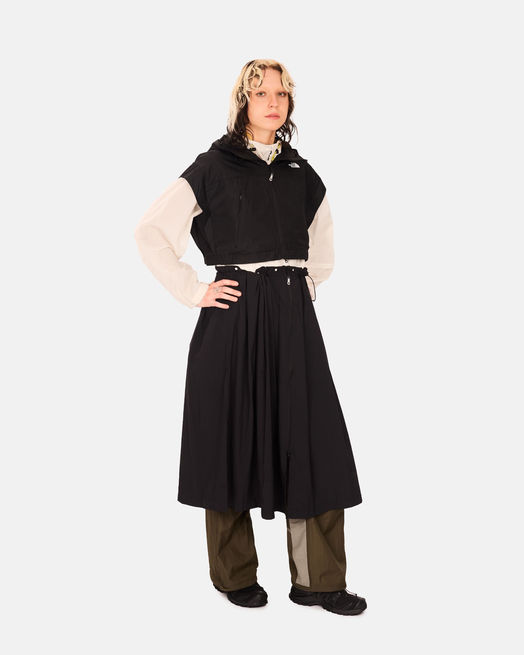 Convertible Long Wind Vest - 6