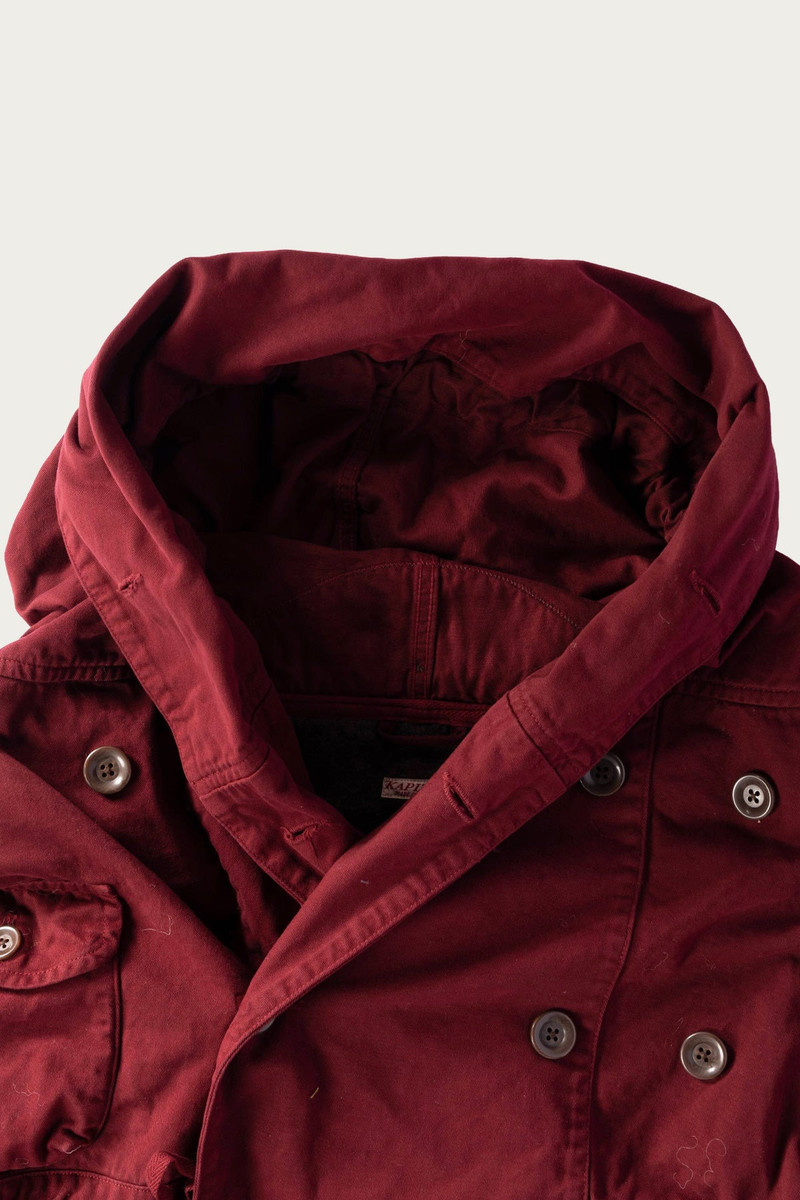 Kapital Katsuragi Cotton RING Coat - Engine Red outlook