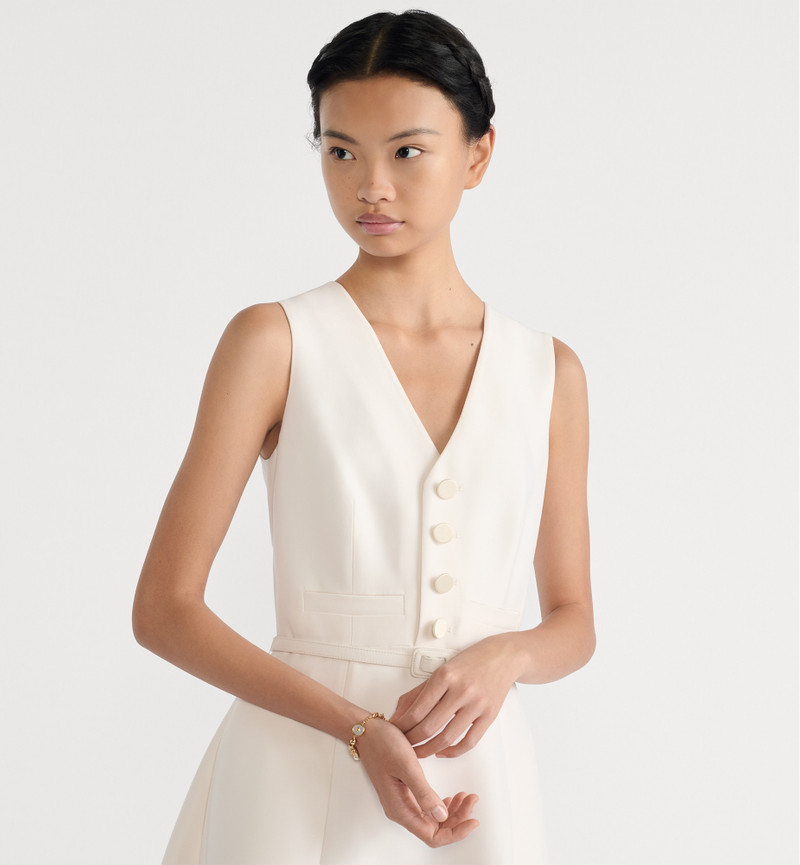 Mid-Length Flared Dress with Belt 3