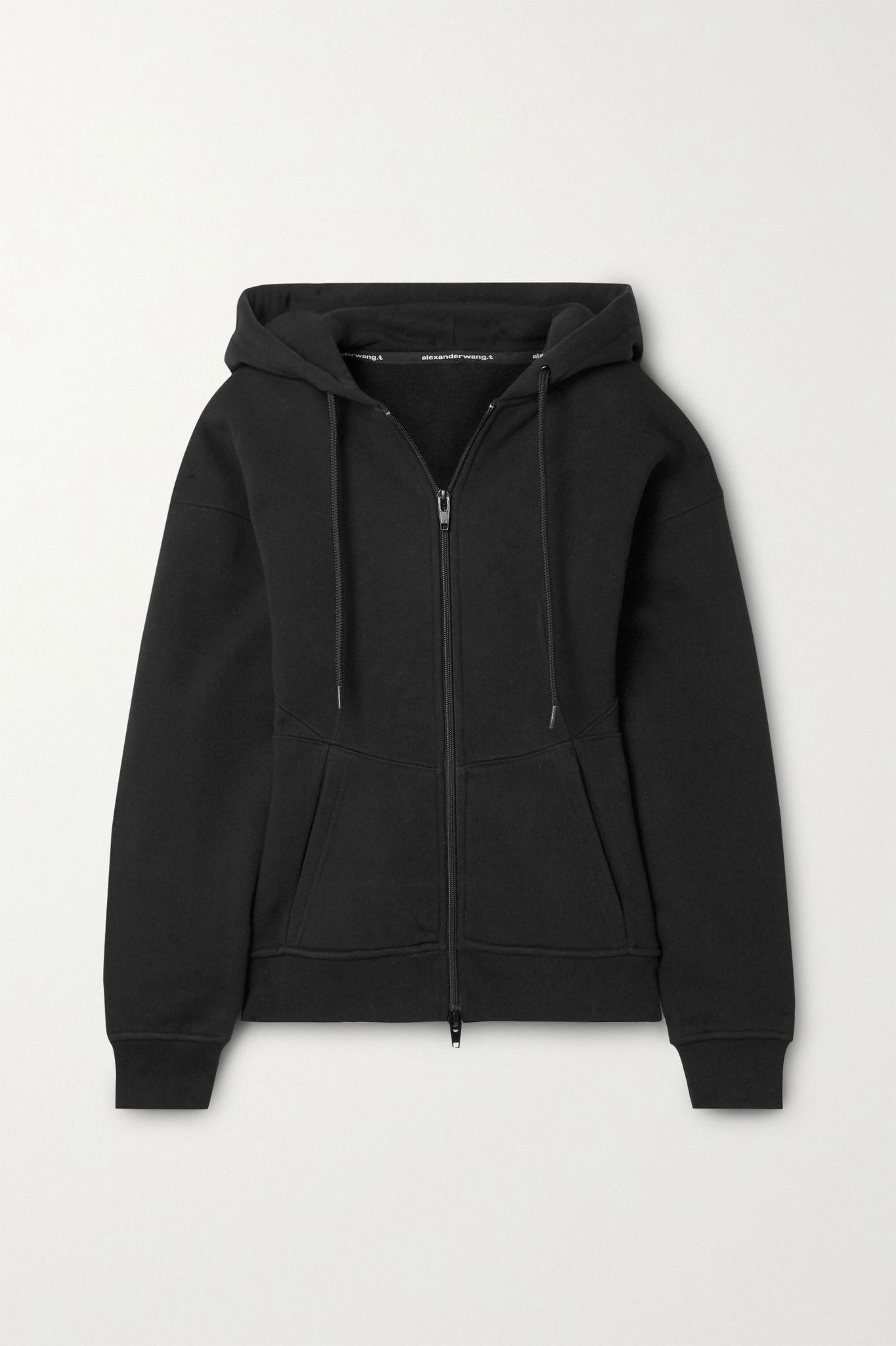 French cotton-terry hoodie - 1