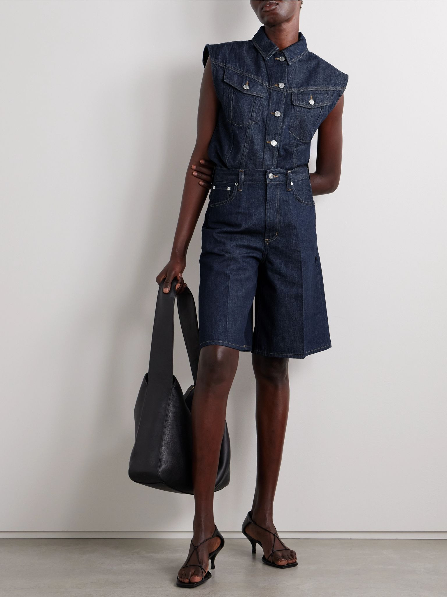 Nolan organic denim shorts Indigo - 2