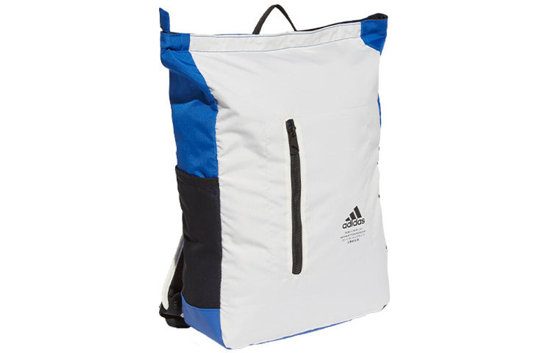 adidas adidas Classic Top-Zip Backpack 'White Blue' FT8756 outlook