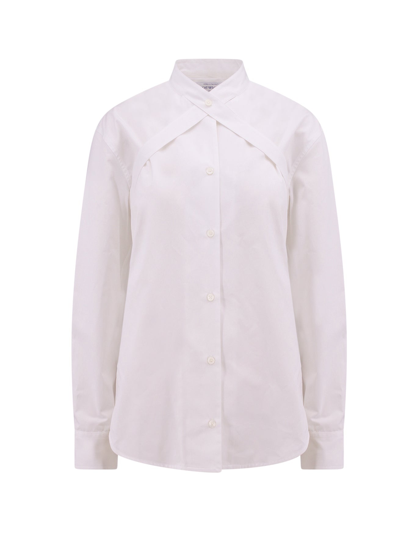 Cotton shirt with straps and metal buckle - 1