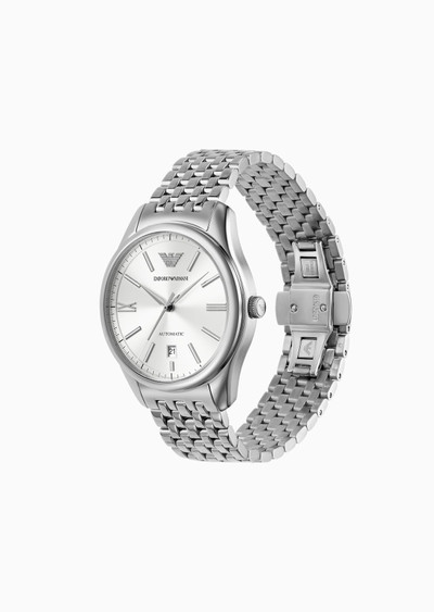 EMPORIO ARMANI Automatic Three-Hand Date Stainless Steel Watch outlook