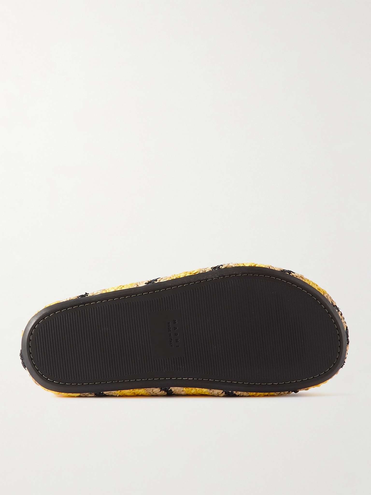 【MARNI】 x No Vacancy Inn woven mules x No Vacancy Inn woven mules in yellow - Marni | Mytheresa