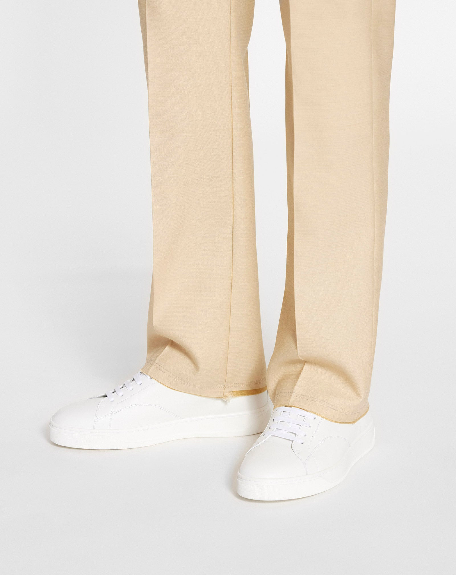 DDB0 LEATHER AND SUEDE SNEAKERS - 6