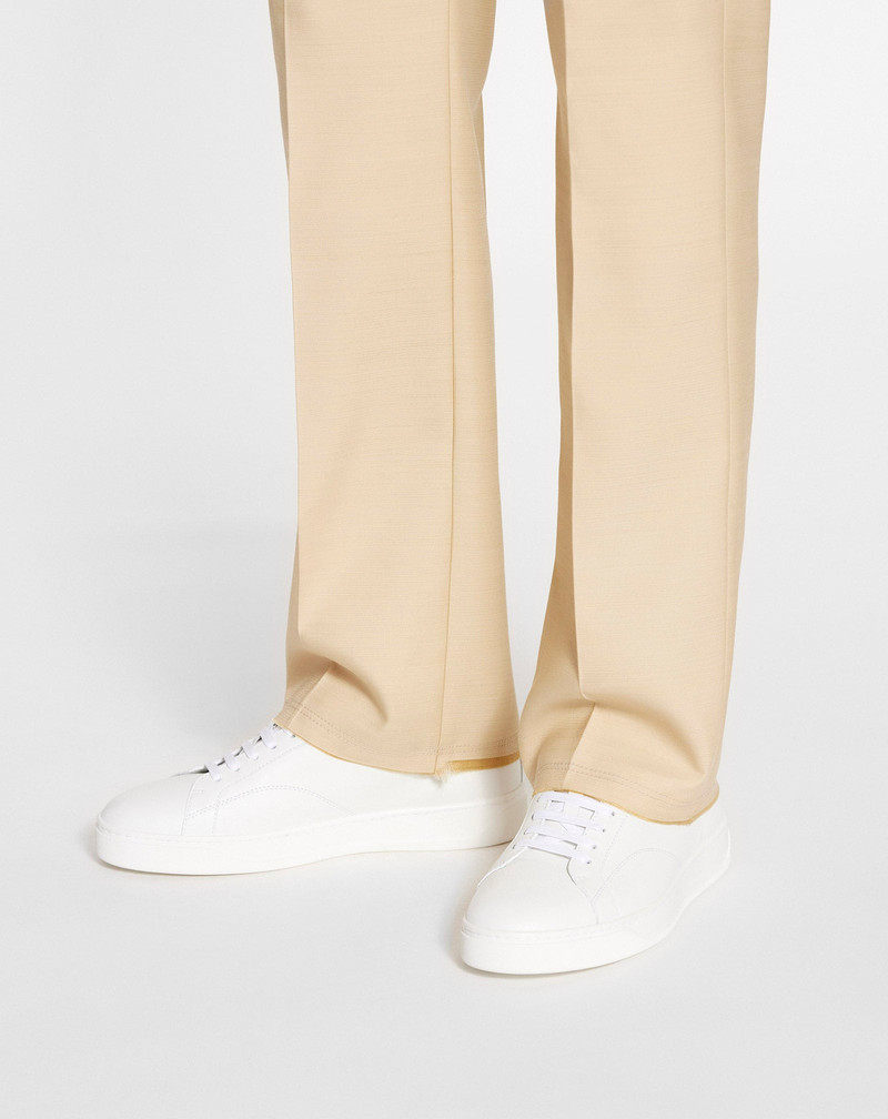 DDB0 LEATHER AND SUEDE SNEAKERS 6