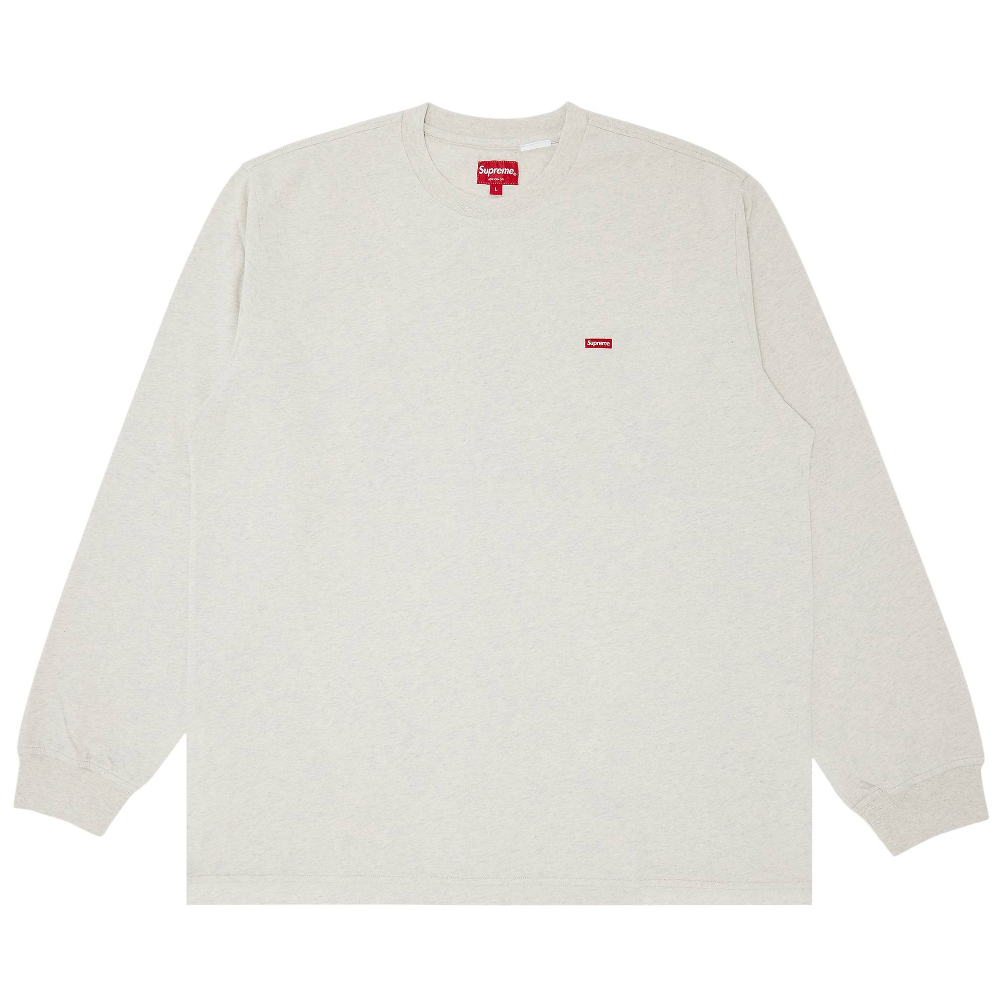 Supreme Small Box Long-Sleeve Tee 'Oatmeal' - 1