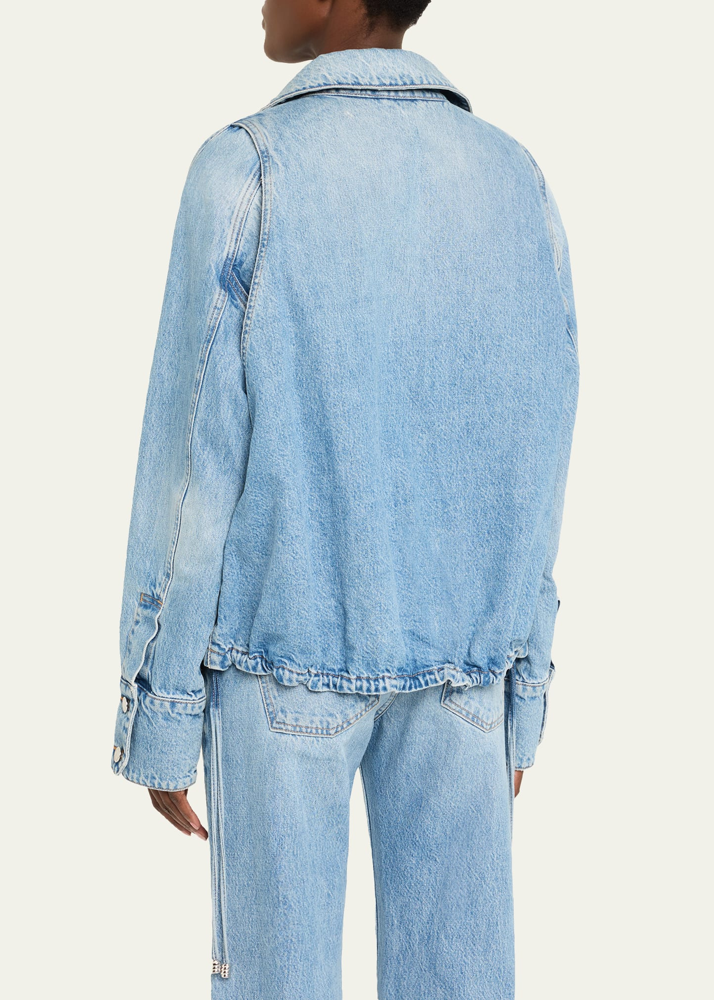 Harper Denim Balloon Jacket - 3