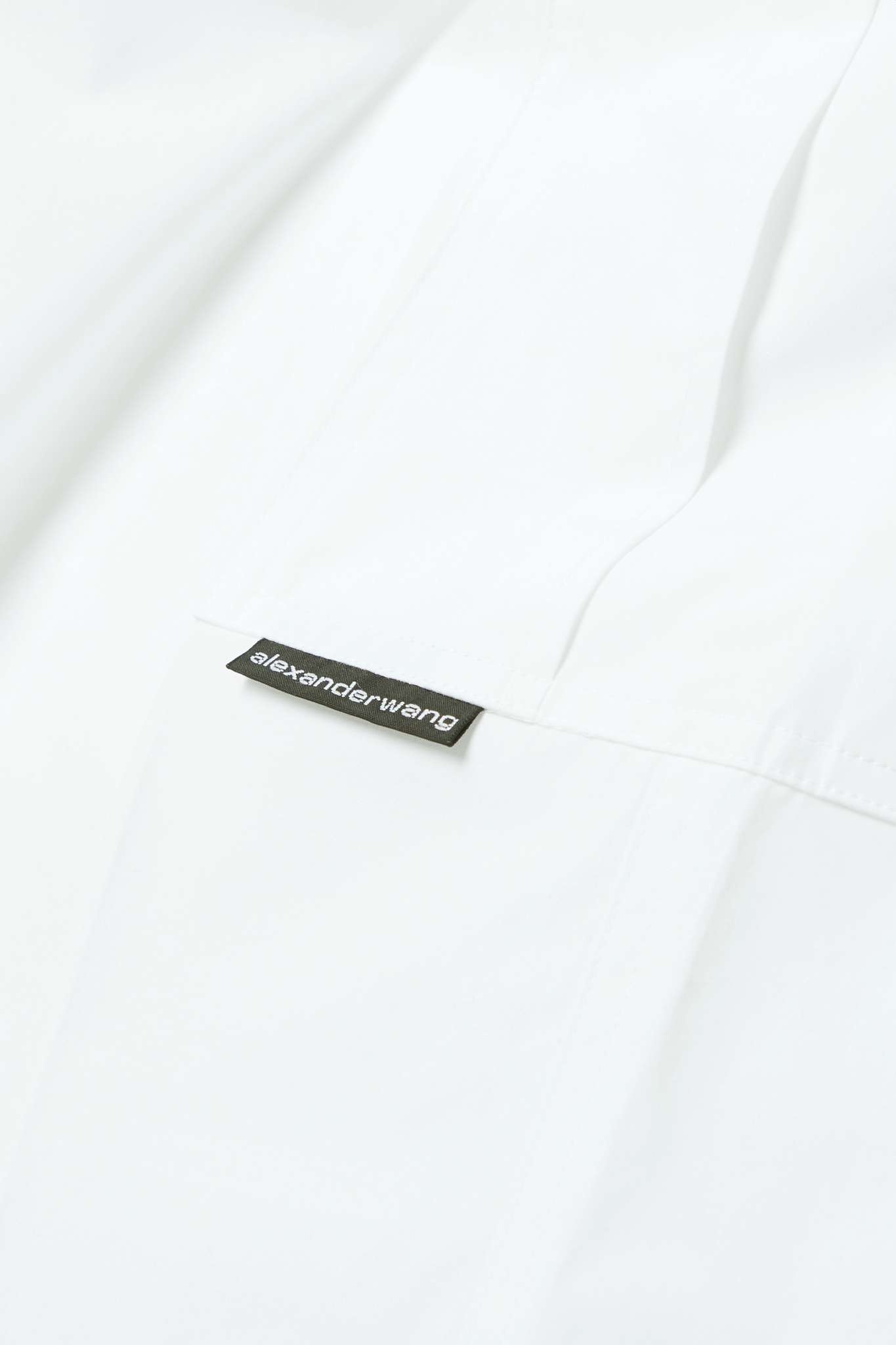 Cotton-poplin wide-leg cargo pants - 4