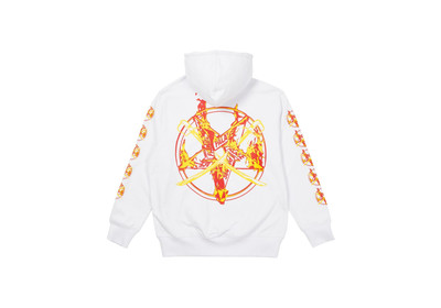 PALACE FLAMED HOOD WHITE outlook