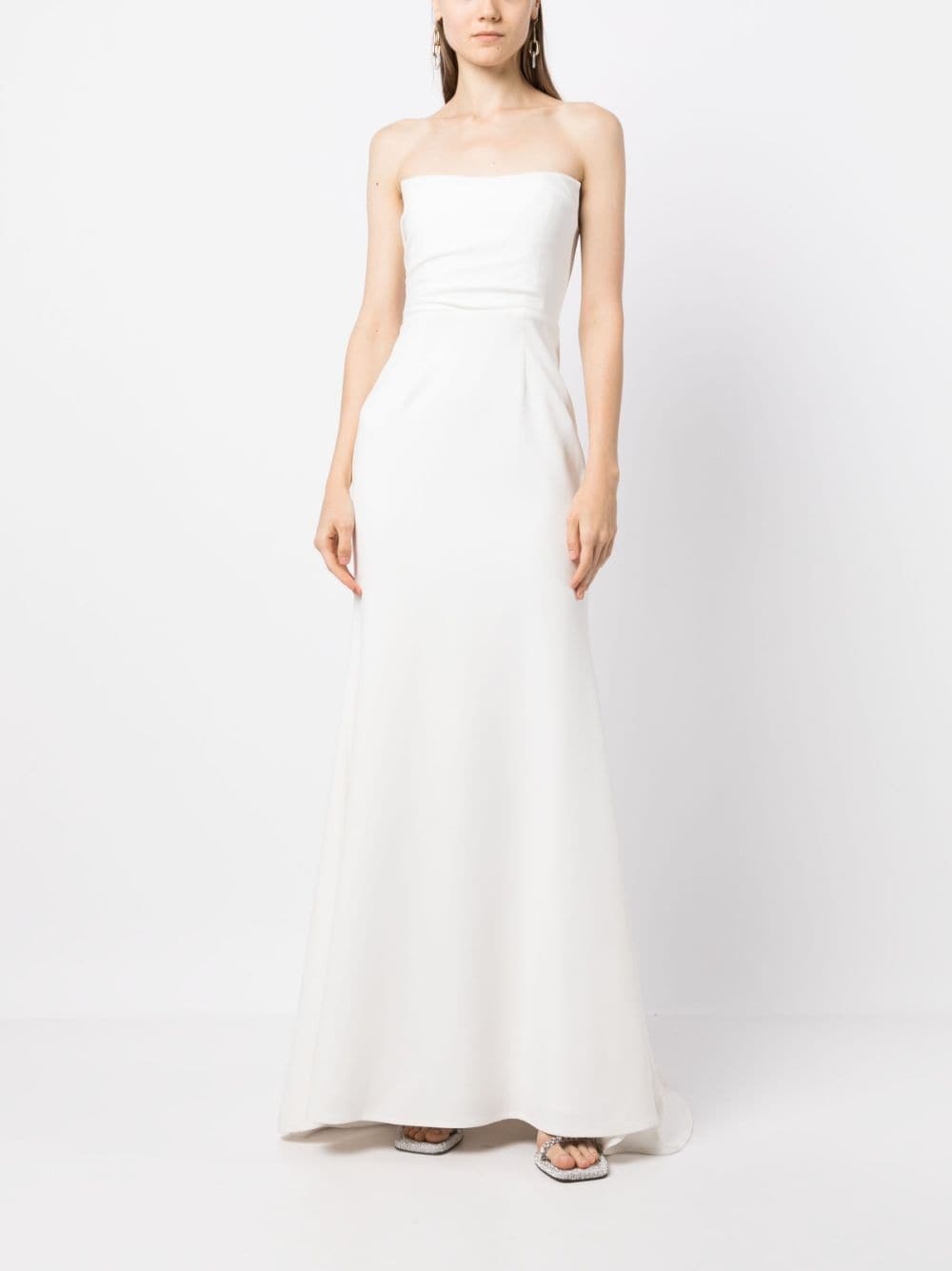 Arlo strapless flared gown - 2