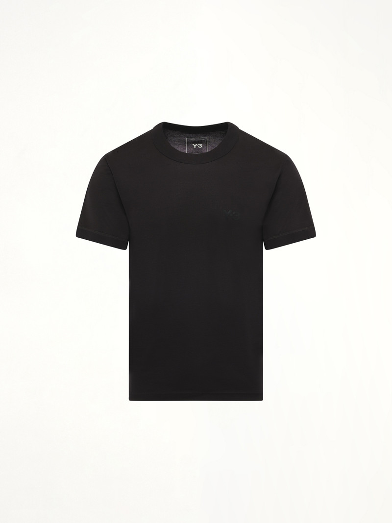 Y-3 Slim Short Sleeve T-Shirt in Black outlook