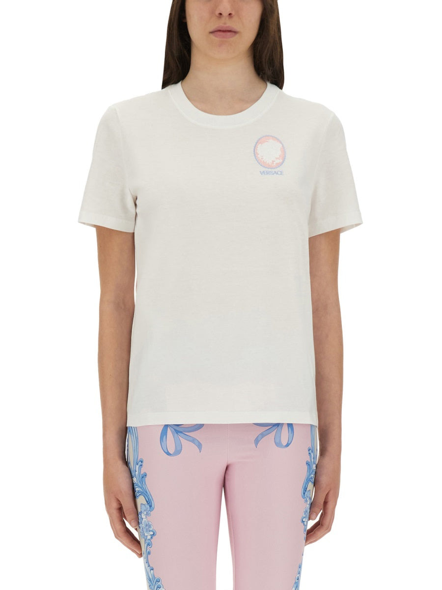 Versace Women Cameo Logo T-Shirt - 1