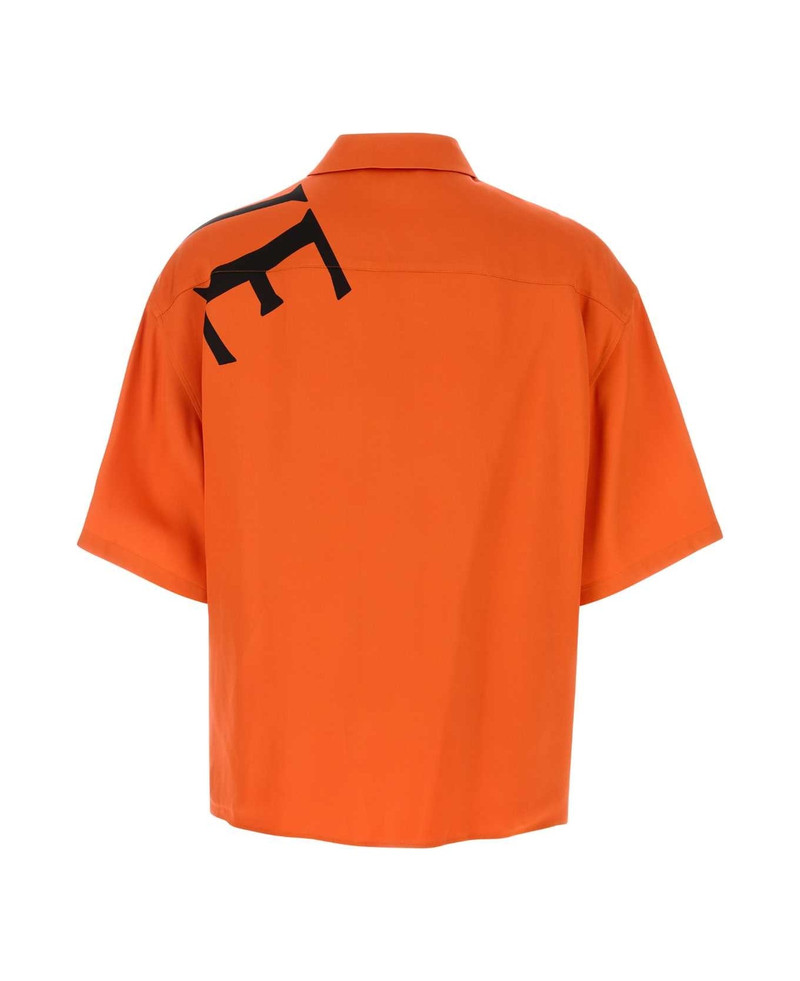 Loewe Orange Silk Shirt outlook