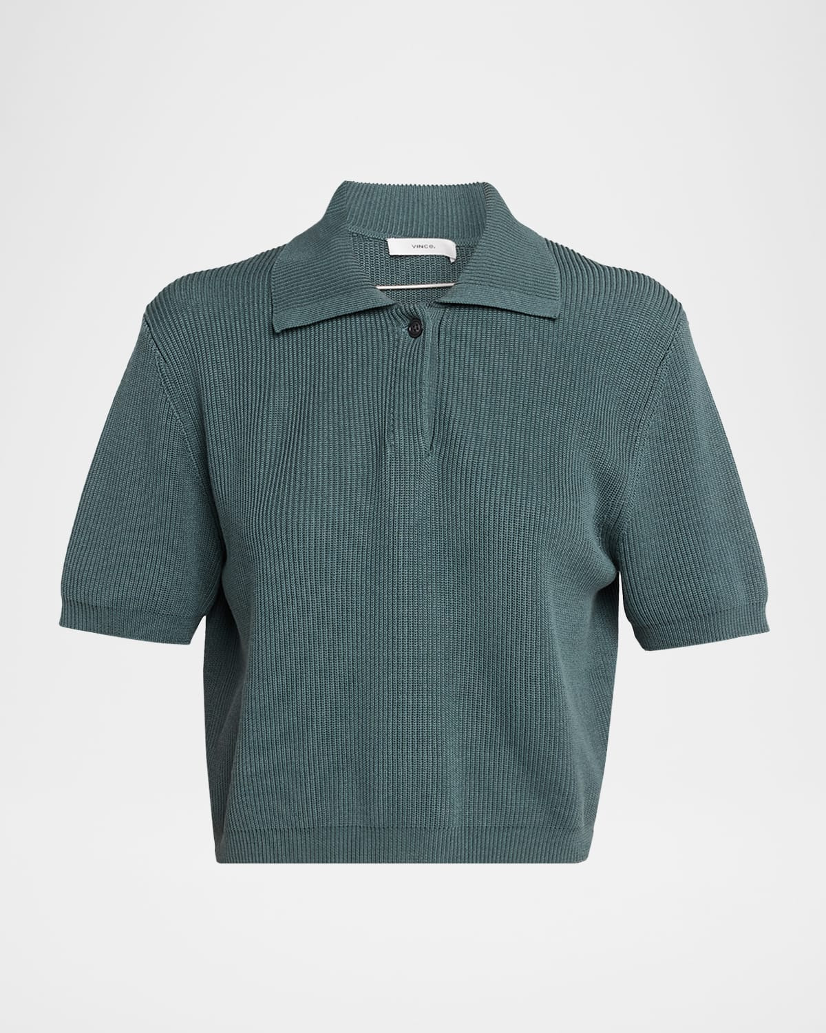 Ribbed Polo Top - 1