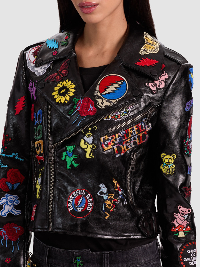 A+O X GRATEFUL DEAD CODY VEGAN MOTO JACKET 6