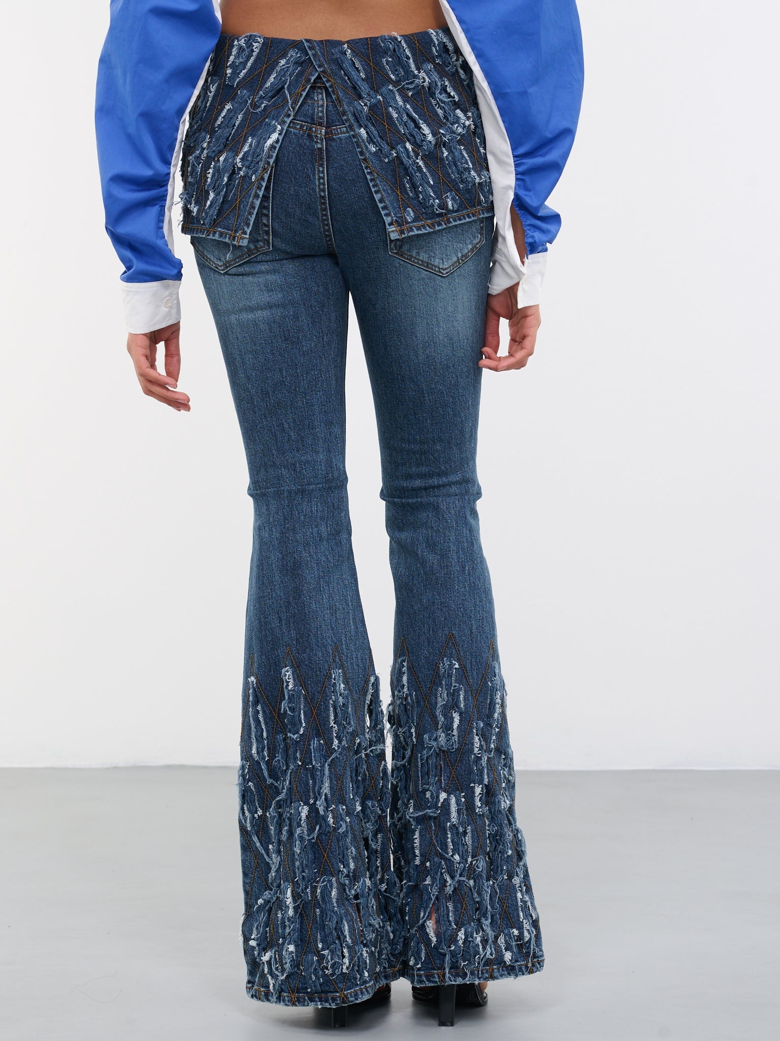 Destroyed Bustier Jeans - 3