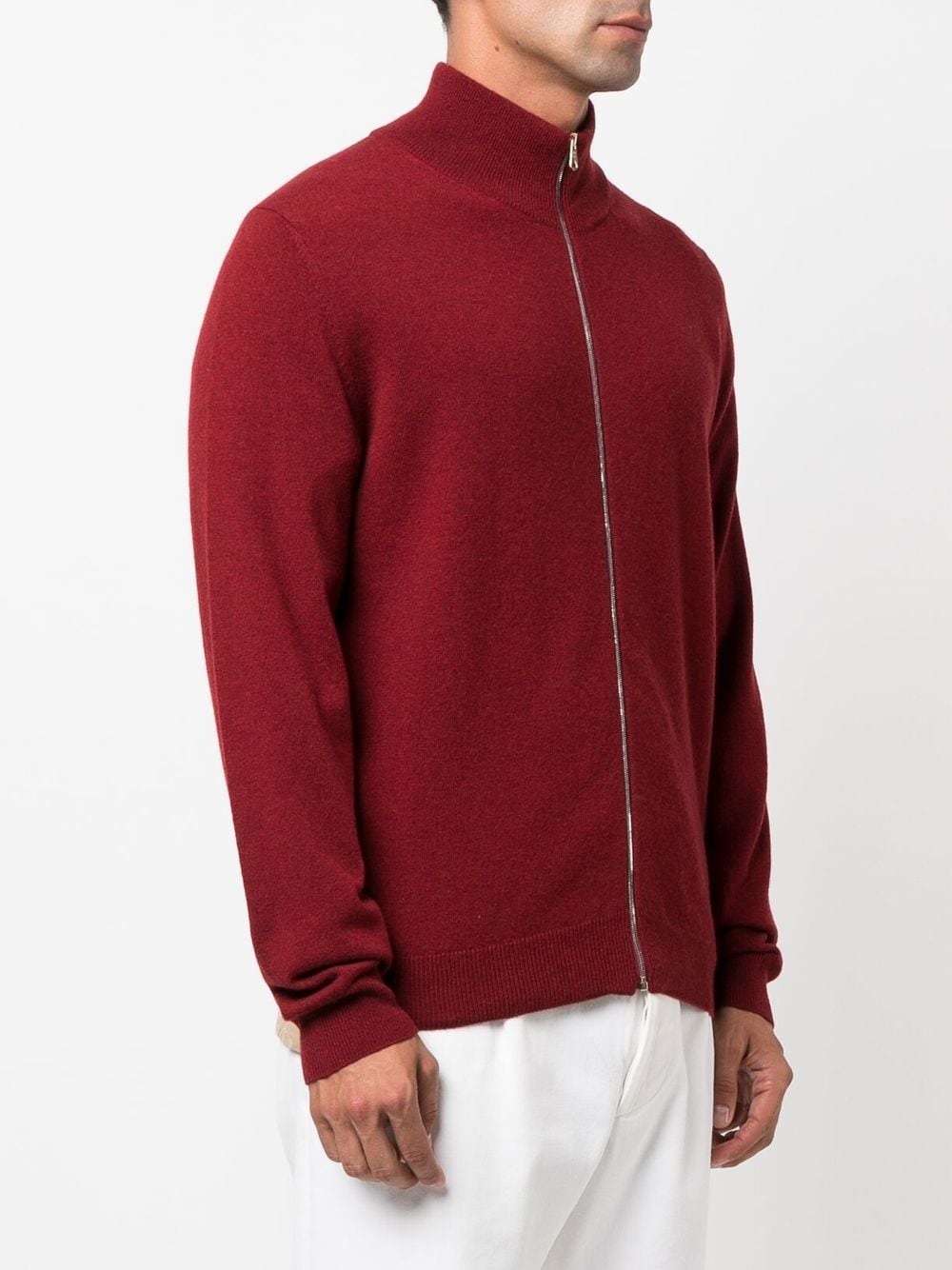 zip-fastening long-sleeve sweatshirt - 3