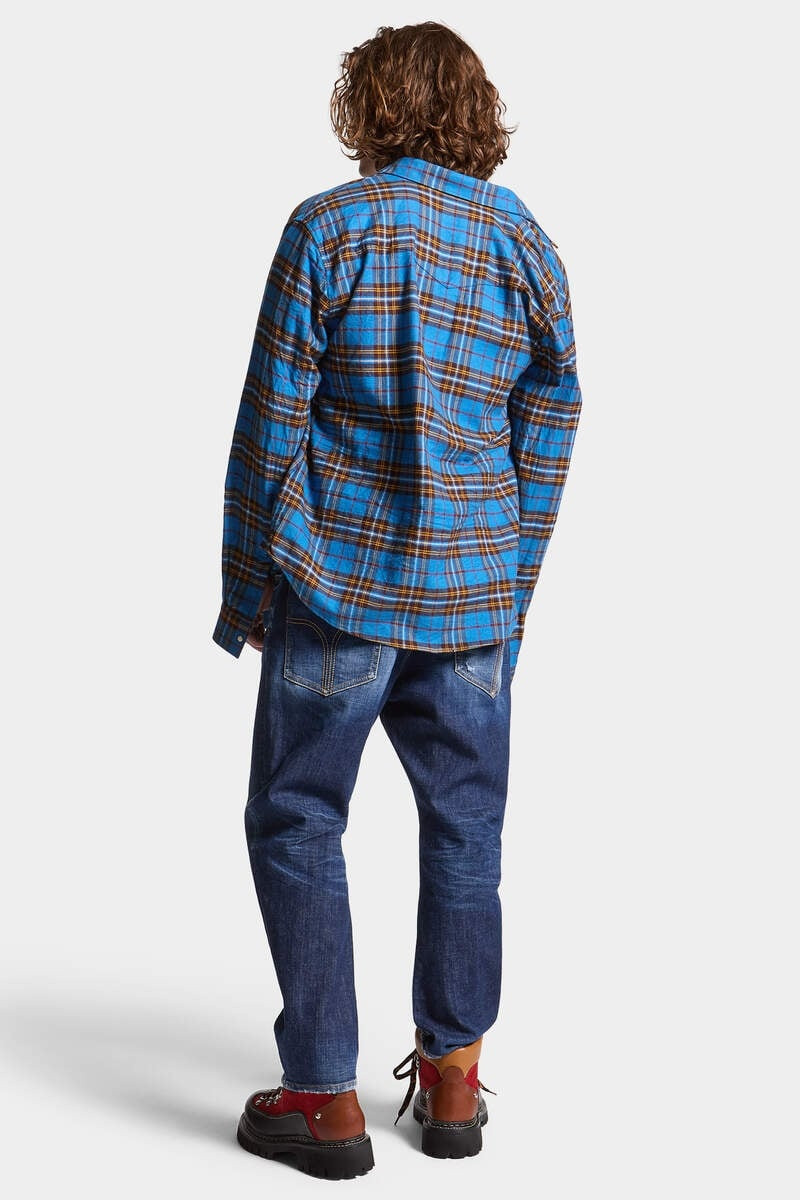 DARK BASIC WASH BRO JEANS 4