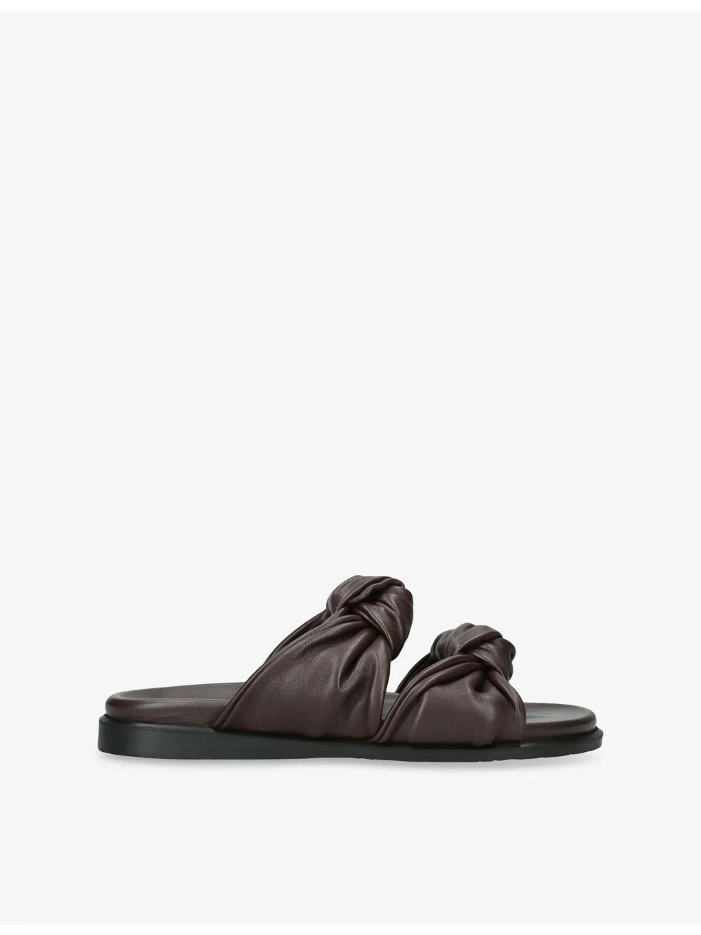 Tye Leather Slides - 1