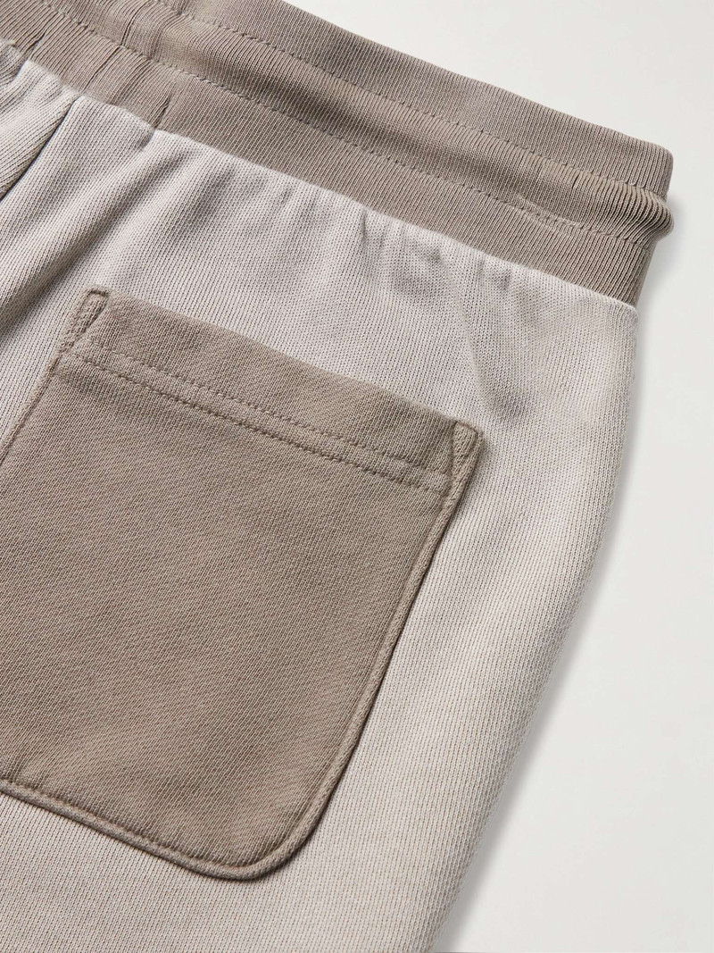 1992 Slim-Fit Tapered Two-Tone Cotton-Jersey Sweatpants 5