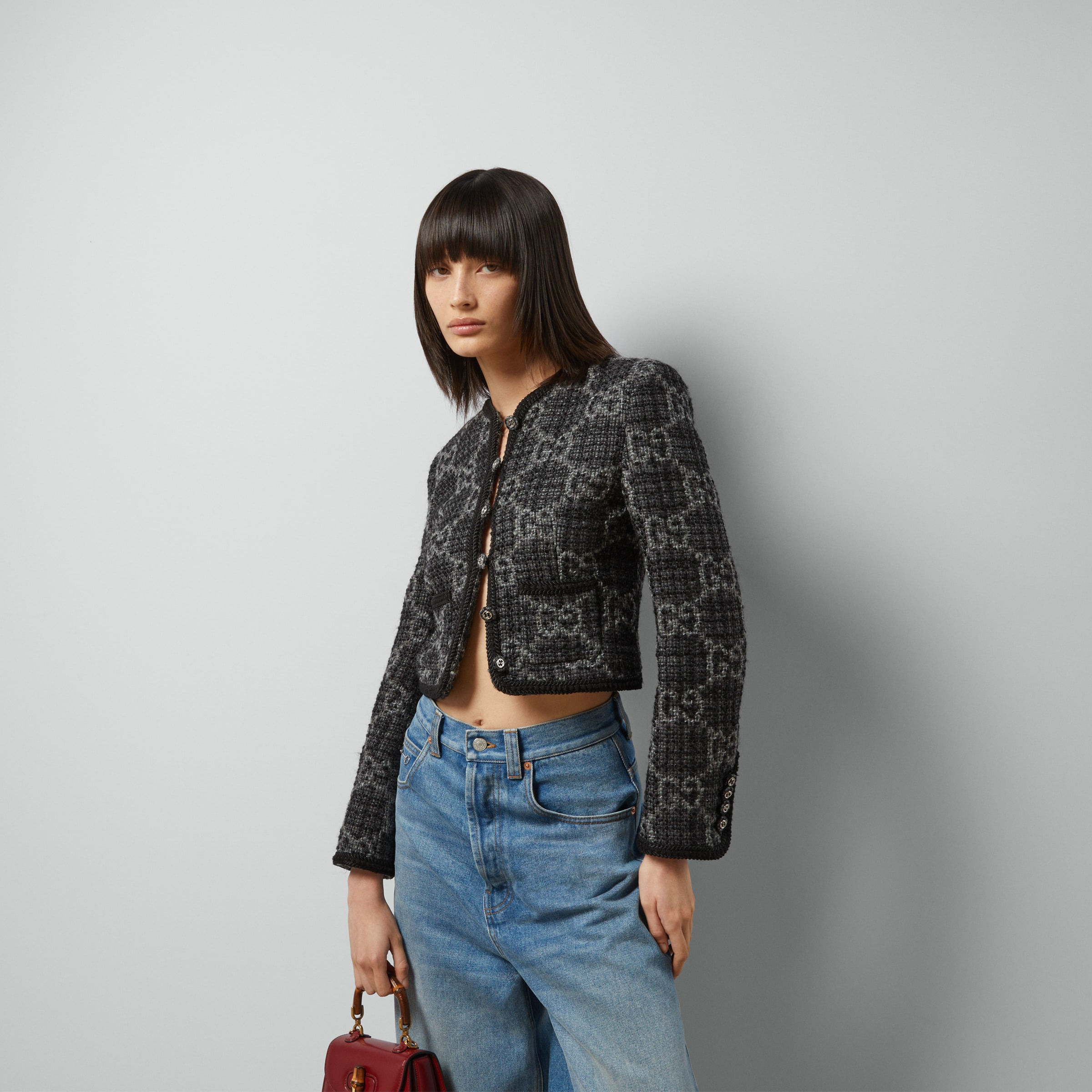 GG tweed jacket - 5