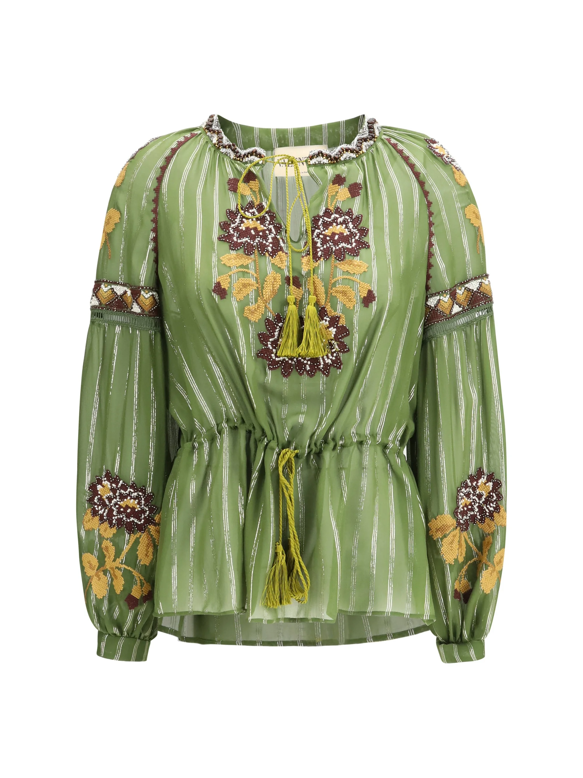 Valentino Lurex Silk Shirt - 1