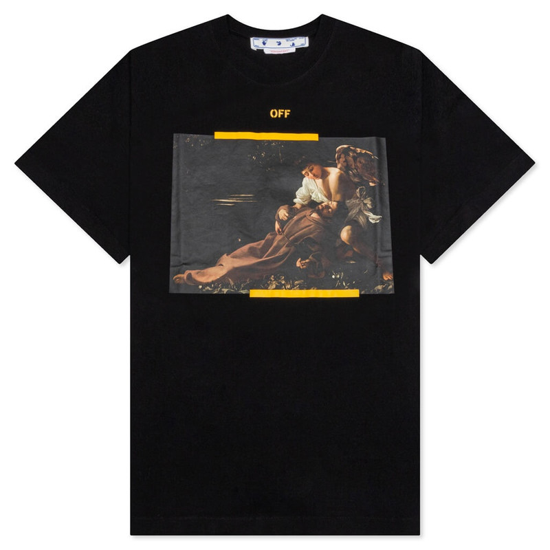 OFF-WHITE C/O VIRGIL ABLOH DIAG ARROW CARAVAGGIO ST FRAN SLIM - BLACK/WHITE - 1