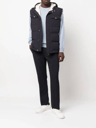 Brunello Cucinelli padded down gilet outlook