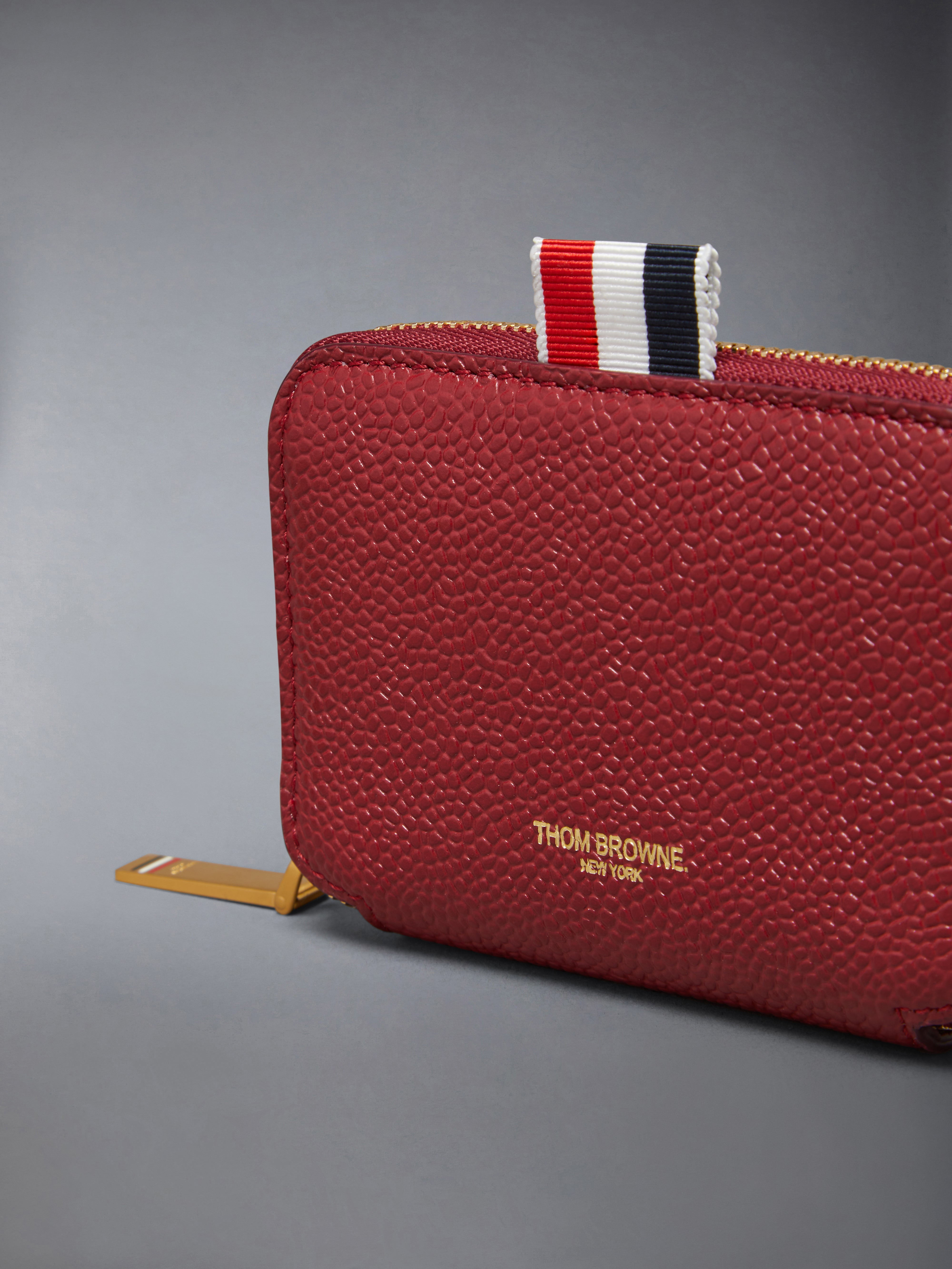 Pebble Grain Zip Around Card Holder - 4