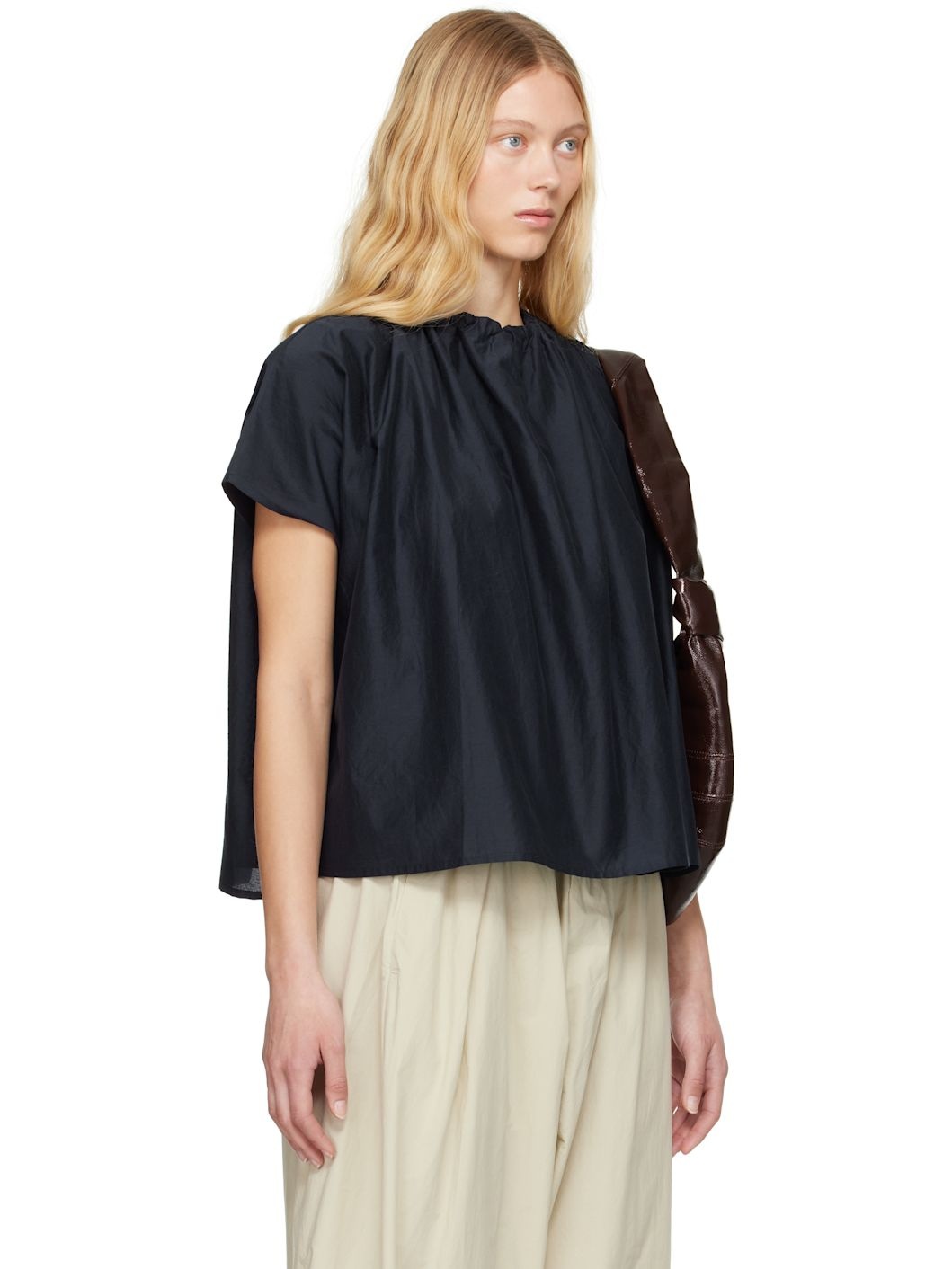 Navy 'The Poet' Top - 2