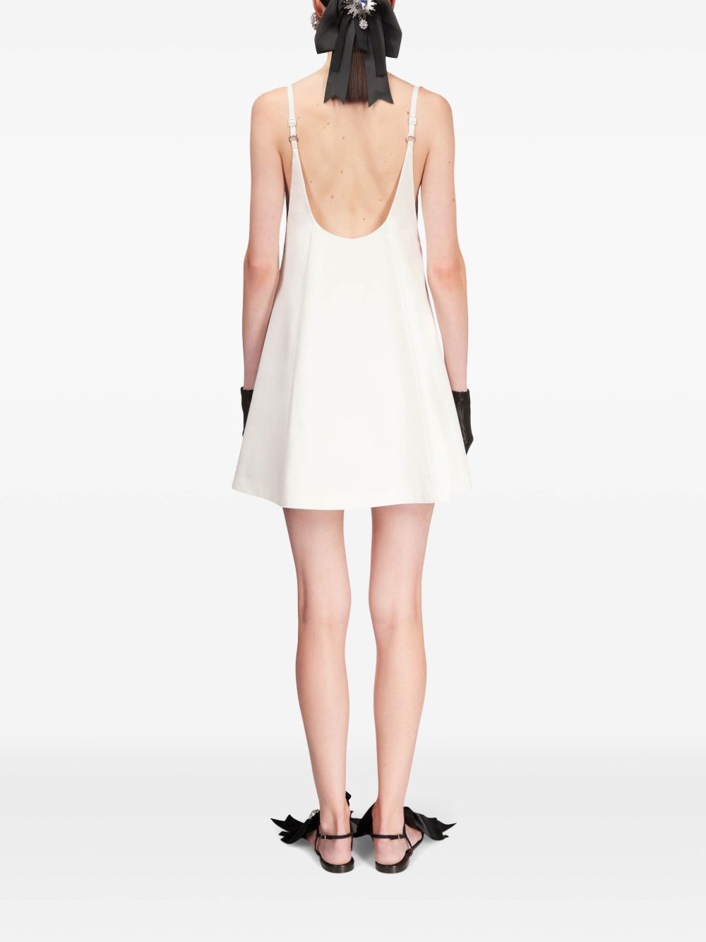 poplin mini dress - 3