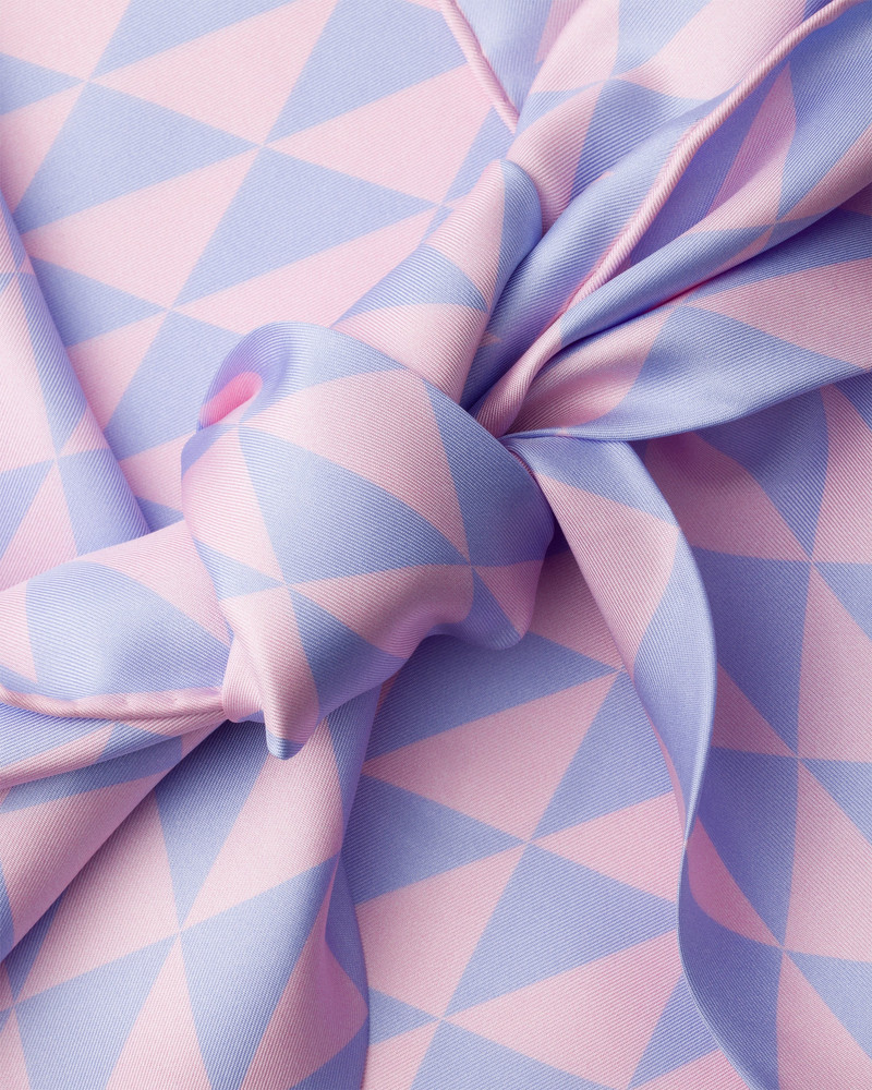 Prada Printed silk twill halter top outlook