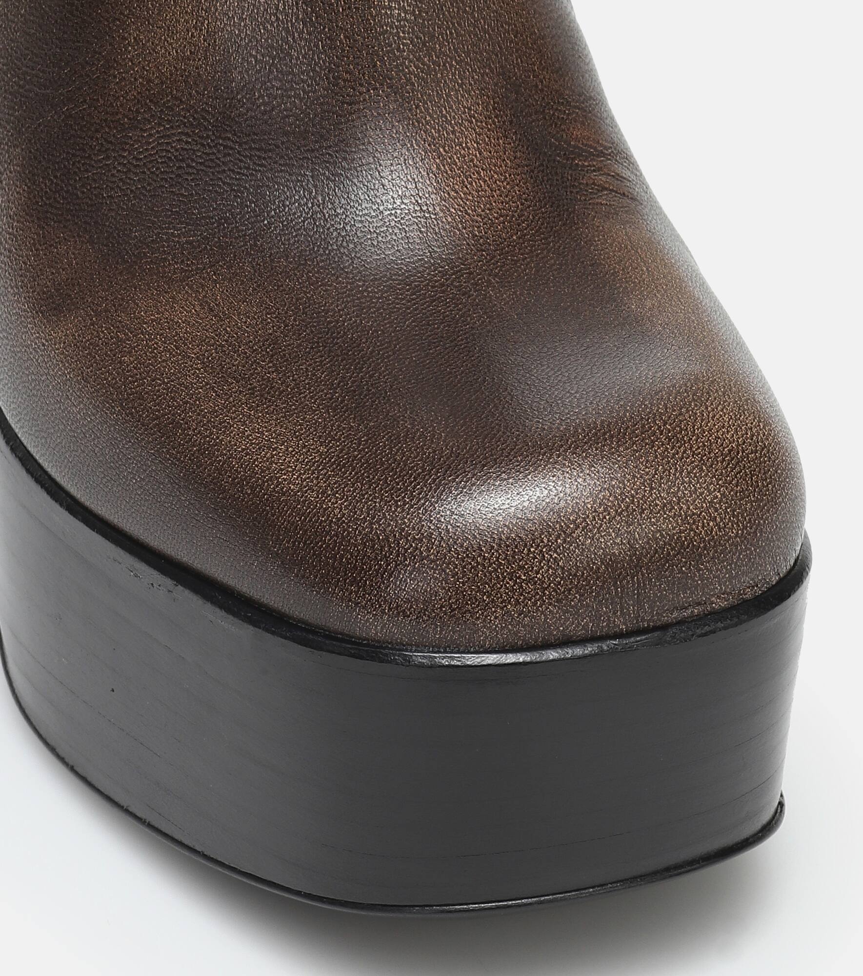 Platform 110 leather ankle boots - 6