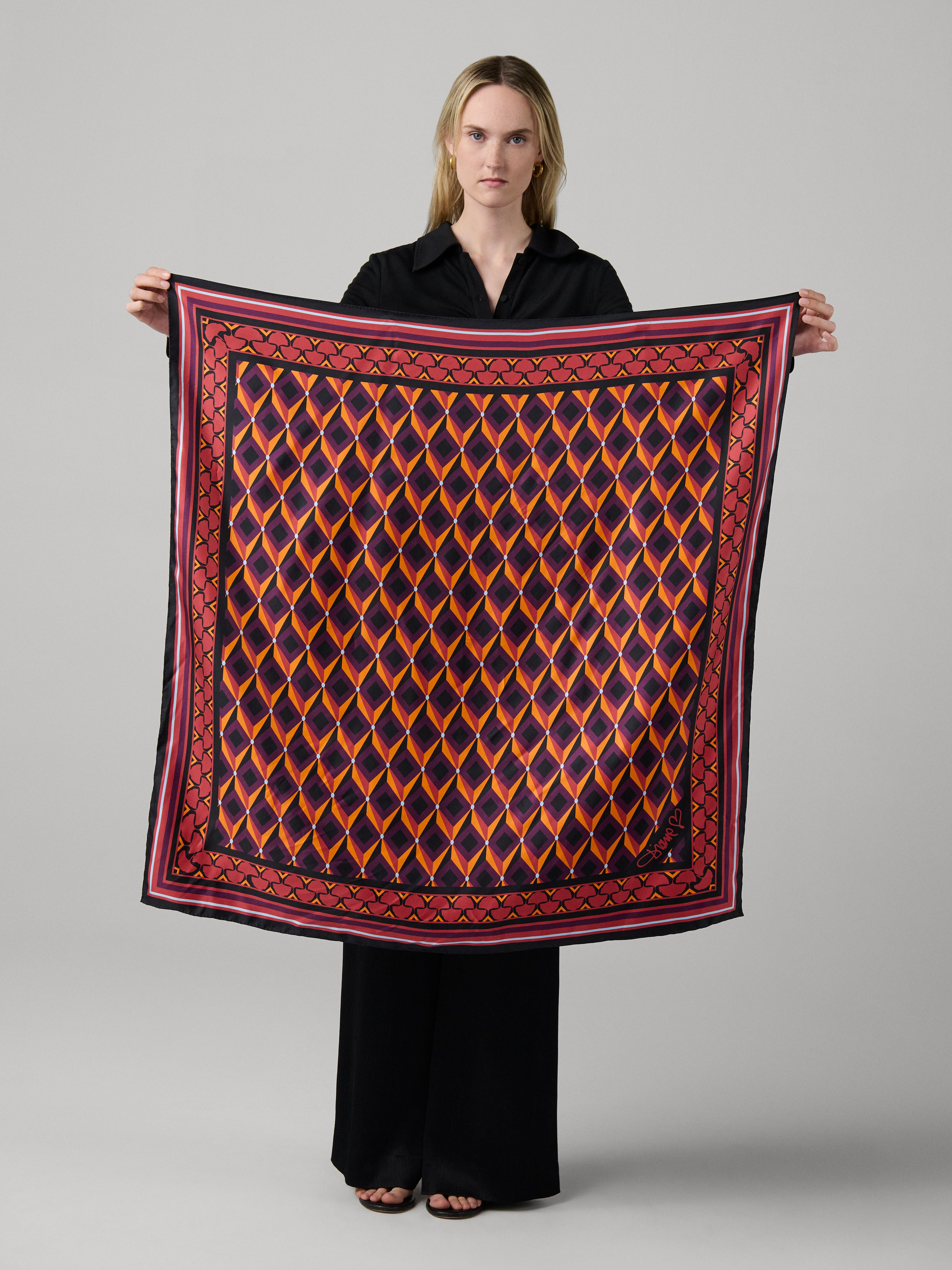 Flag Silk Scarf - 3