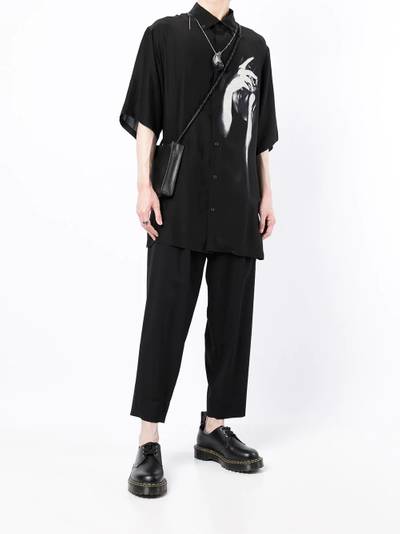 Yohji Yamamoto graphic-print shirt outlook