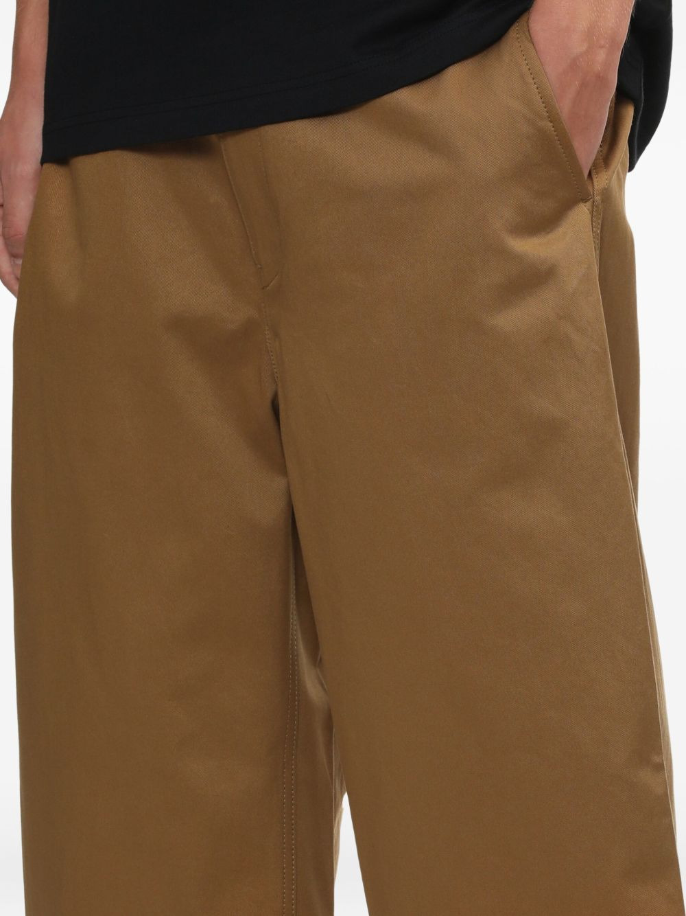 belt-detail wide-leg trousers - 5