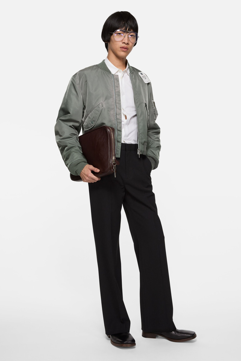Acne Studios Washed bomber jacket - Stone grey outlook